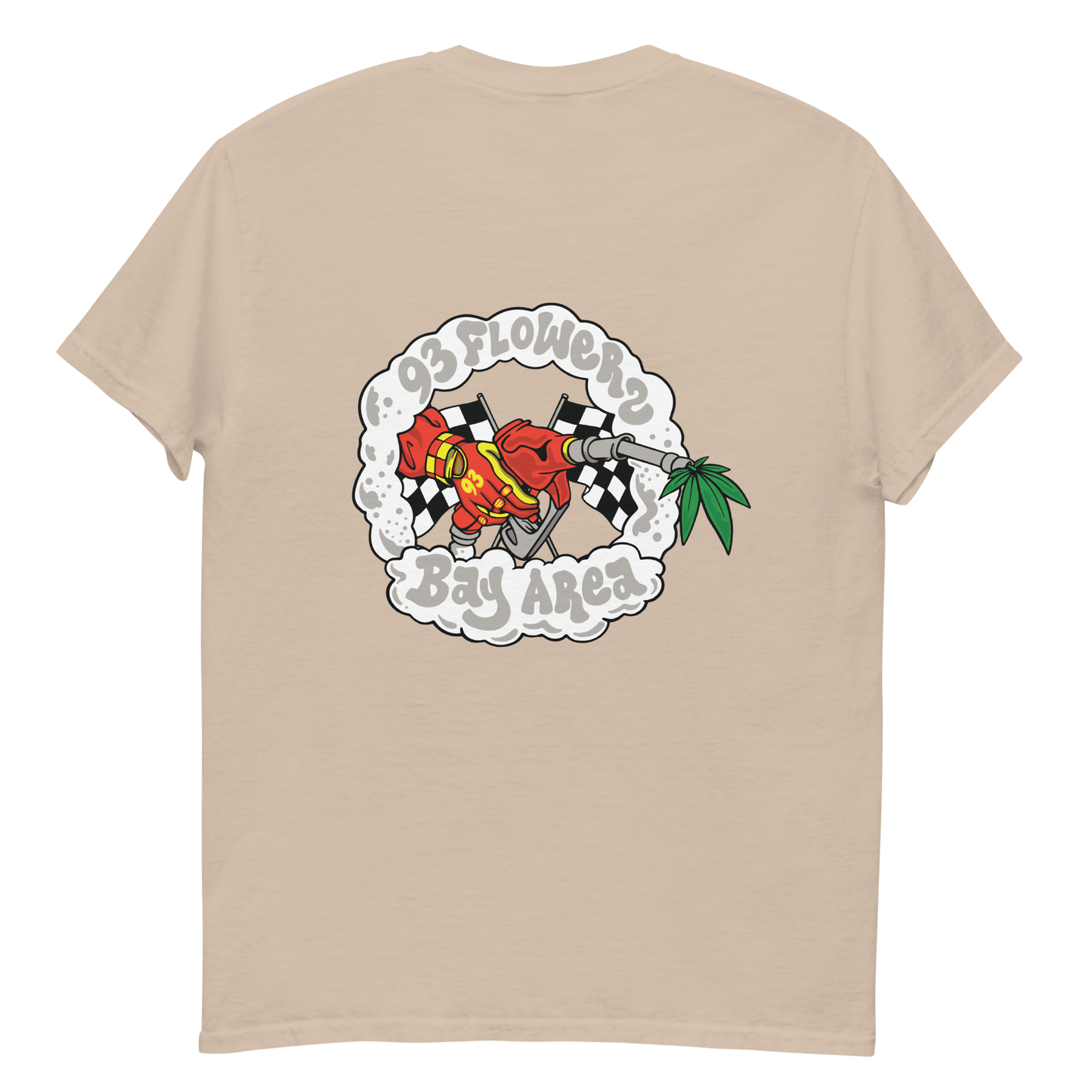 93FLOWERZ Short Sleeve in Cream
